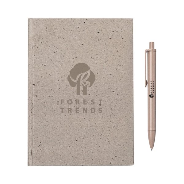 Tree Free Journal/Algo Pen Gift Set - Grey