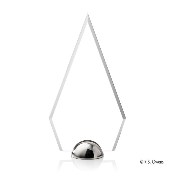 VividPrint™ Award - Apex Hemisphere/Silver 9¾" - Image 2