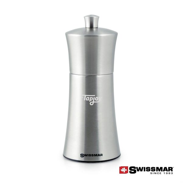 WGG! Swissmar® Torre Salt Mill - 6" Brushed Stainless - Image 2