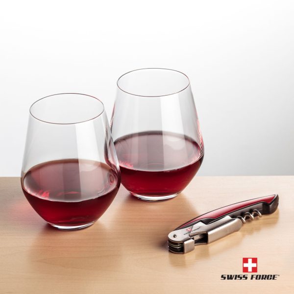 Swiss Force® Opener & 2 Reina Wine - Red - Image 2