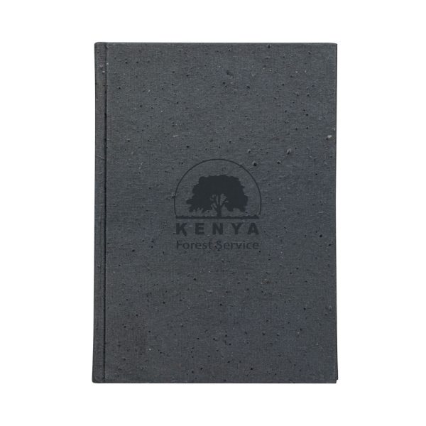 Tree Free Hardcover Notebook w/Belly Band - Black