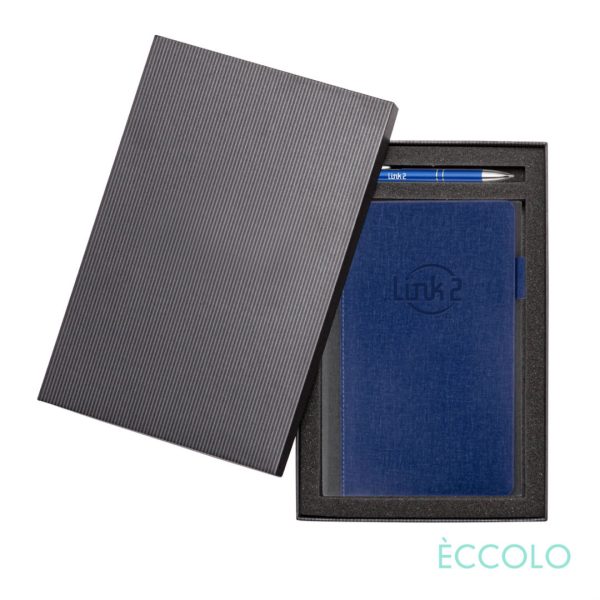 WGG! Eccolo® Nashville Journal/Clicker Pen Gift Set - (M) Blue