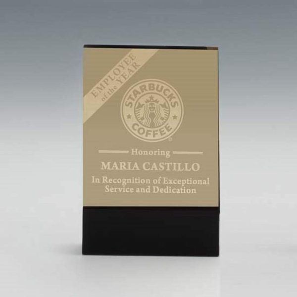 Declaration Award - Brass/Black 6½"