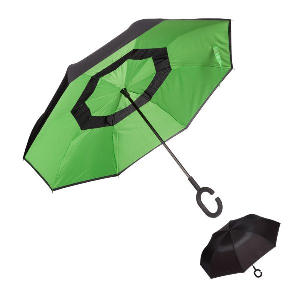 The Panache Smart Umbrella - Lime Green - Image 2