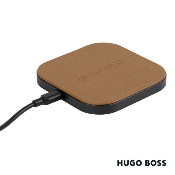 Hugo Boss® Iconic Wireless Charger - Camel - Image 2