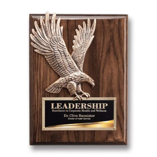 Supremacy Plaque - Antique Bronze/Walnut 9"x12"