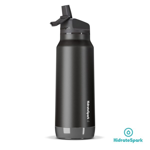 Hidrate Spark® Pro Straw Steel Water Bottle - 32oz Black - Image 2