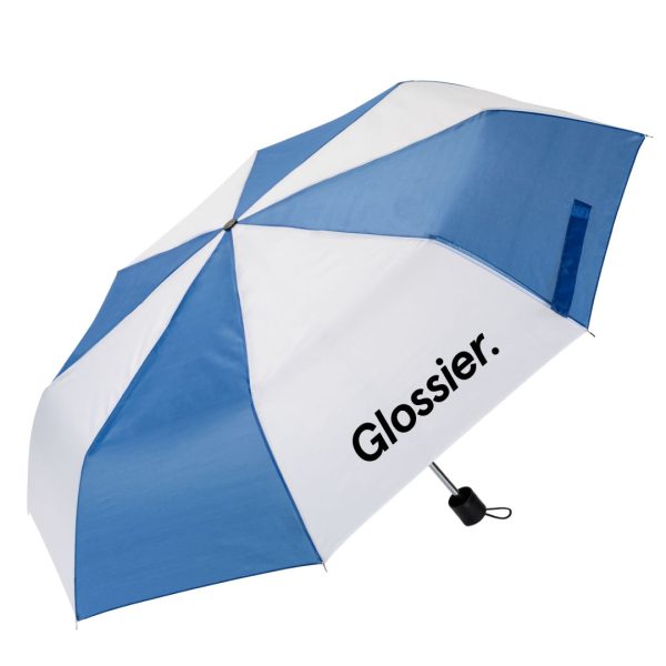 The Compact Umbrella - Blue White