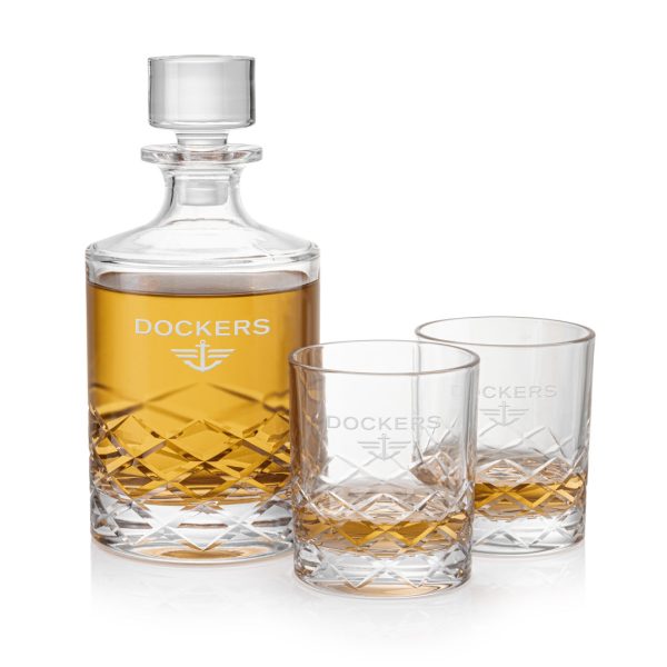 Durham Decanter & 2 On-the-Rocks