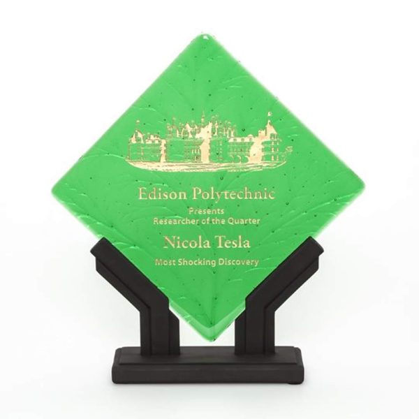 Elemental Award - Green 8"x8"