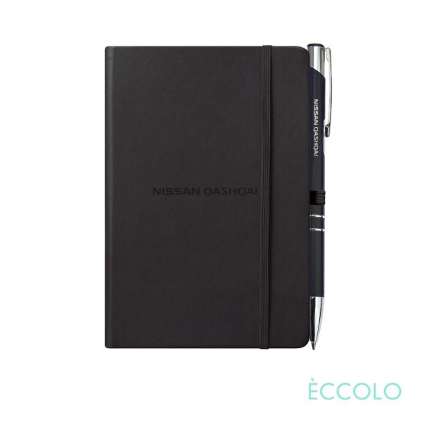 Eccolo® Cool Journal/Clicker Pen - (S) Black