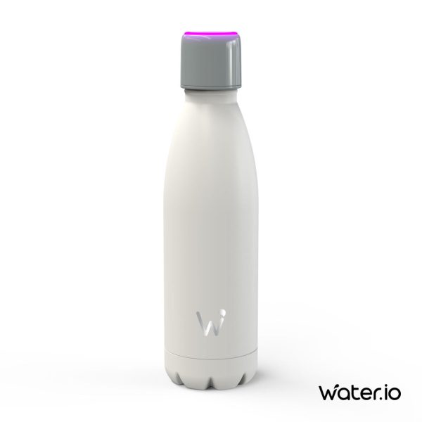 Water.io® Smart Water Bottle - White - Image 2