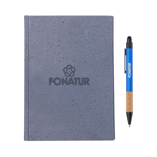 Tree Free Journal/Manuel Recycled Pen Gift Set - Blue