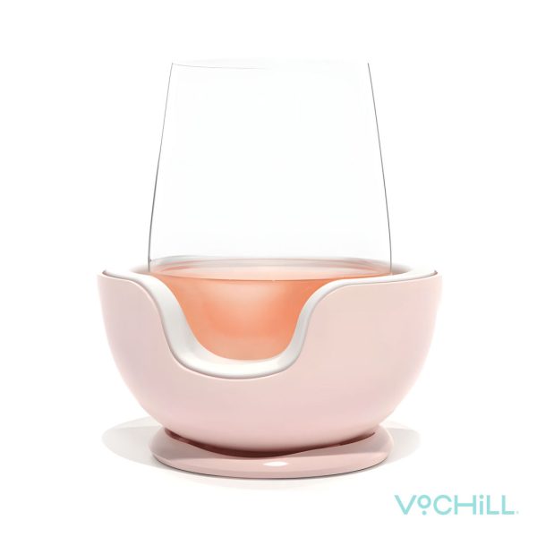 VoChill™ Stemless Wine Chiller - Blush - Image 2