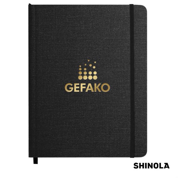 Shinola® HardCover Journal - (L) 7"x9" Black