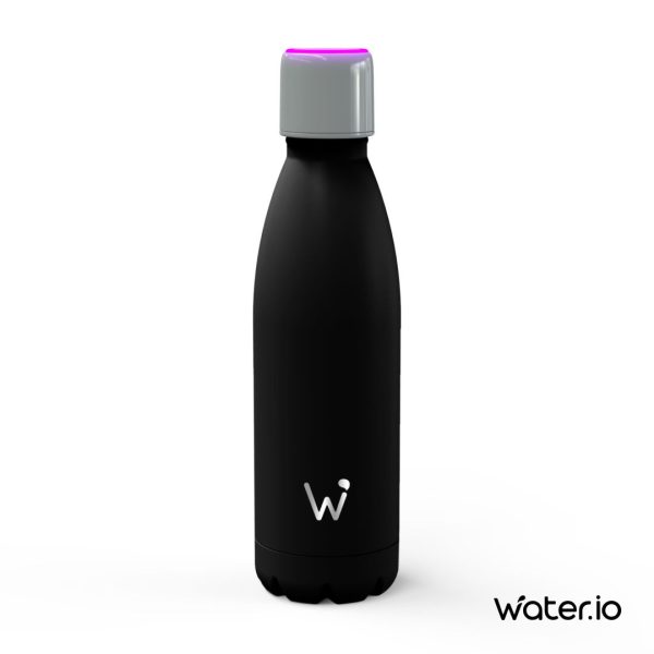 Water.io® Smart Water Bottle - Black - Image 2