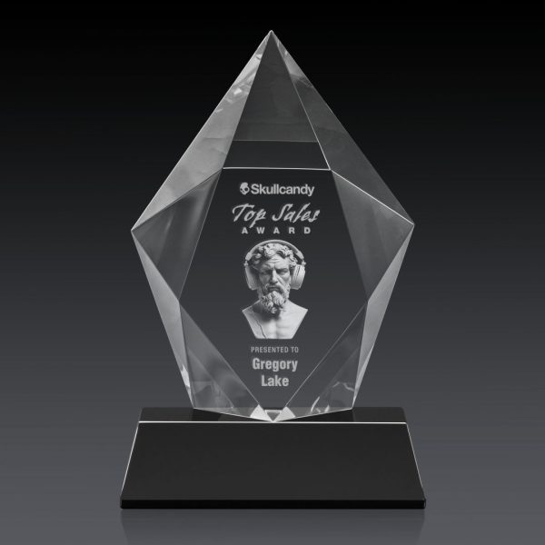 Devron Award on Base (3D) - Optical/Black 10¾"