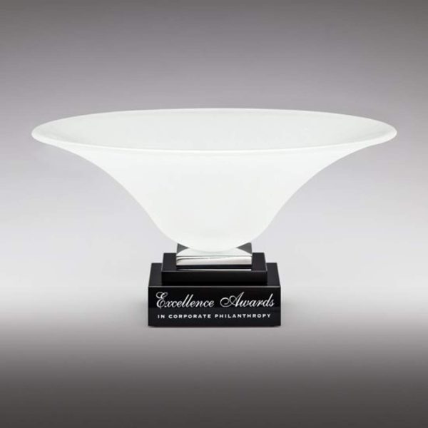 Muse Award - White/Alum/Black 14" Diam