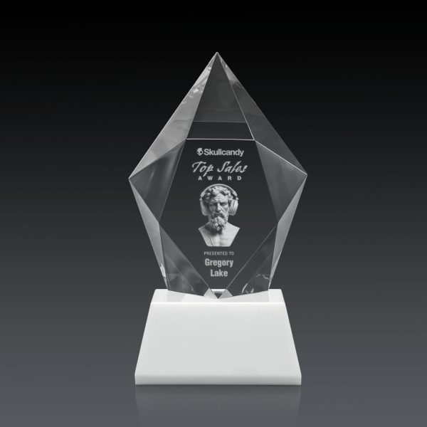 Devron Award on Base (3D) - Optical/White 7¾"