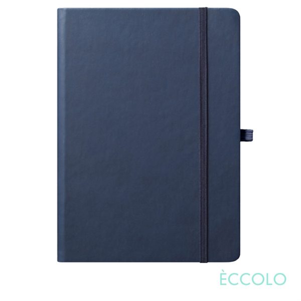 Eccolo® Cool Journal - (L) 7"x9¾" Navy Blue - Image 2