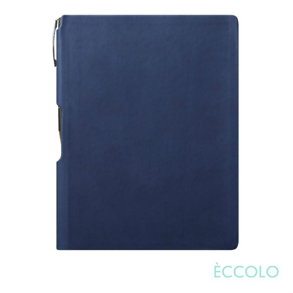 WGG! Eccolo® Groove Journal/Clicker Pen - (M) Navy Blue - Image 2