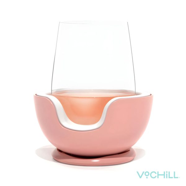 VoChill™ Stemless Wine Chiller - Rose - Image 2