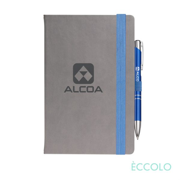 WGG! Eccolo® Salsa Journal/Clicker Pen - (M) Blue