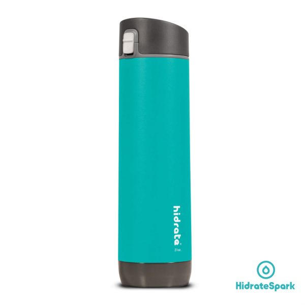 HidrateSpark® STEEL Smart Water Bottle - 21oz Sea Glass - Image 2