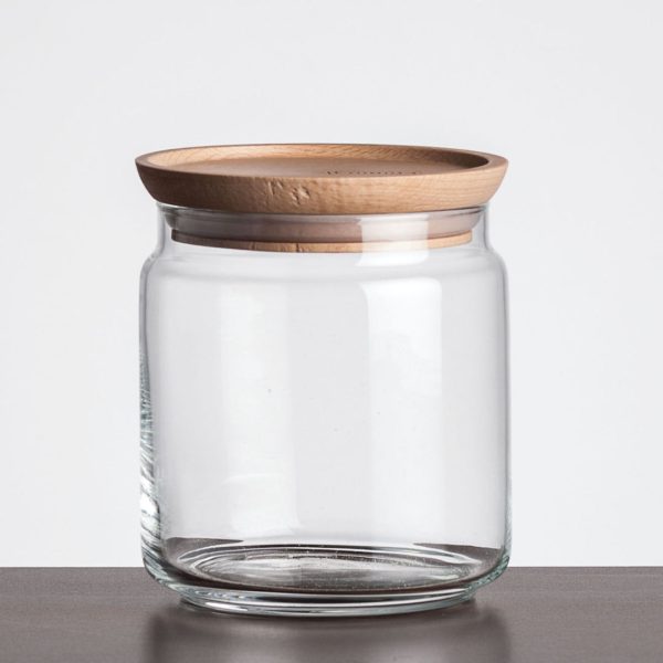 Finch Jar with Wooden Lid - 25oz Medium - Image 2