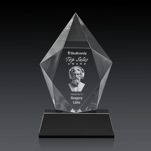 Devron Award on Base (3D) - Optical/Black 9¾"