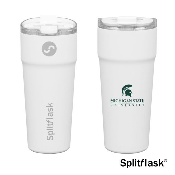 Splitflask® Two-Sided Tumbler - 30oz Harper White