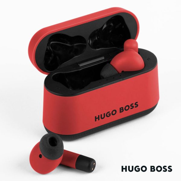 Hugo Boss® Gear Matrix Wireless Earphones - Red - Image 3