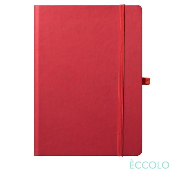 Eccolo® Cool Journal - (L) 7"x9¾" Red - Image 2