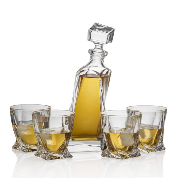 Bonham Decanter & 4 On-the-Rocks - Image 2