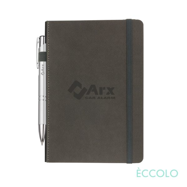 Eccolo® Memphis Journal/Clicker Pen - (M) Grey