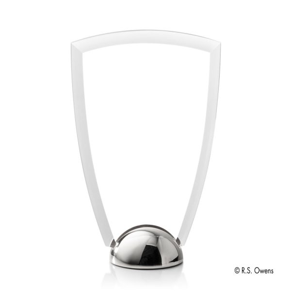 VividPrint™ Award - Arch Hemisphere/Silver 6½" - Image 2