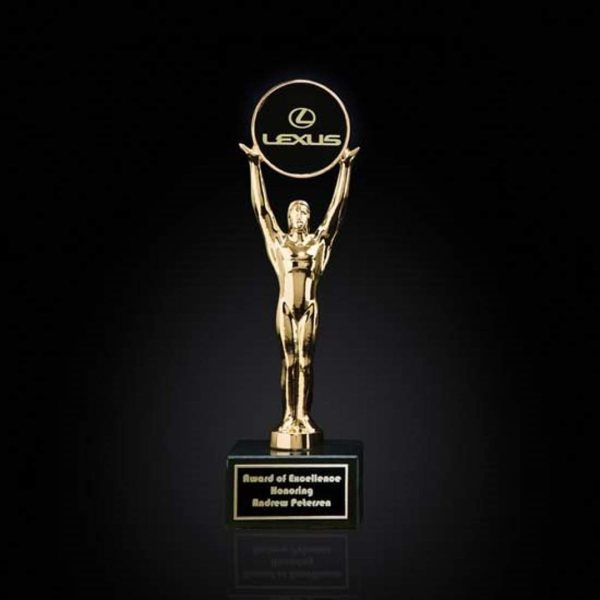 Champion Award - Gold/Marble 9½"