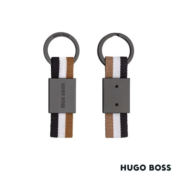 Hugo Boss® Iconic Style Key Ring - Black - Image 3