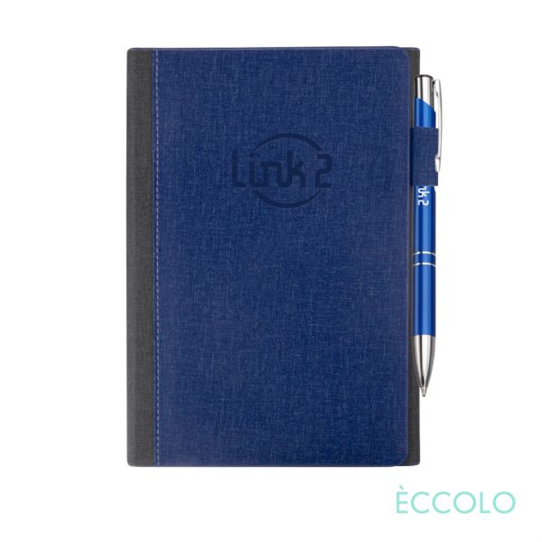 WGG! Eccolo® Nashville Journal/Clicker Pen - (M) Blue