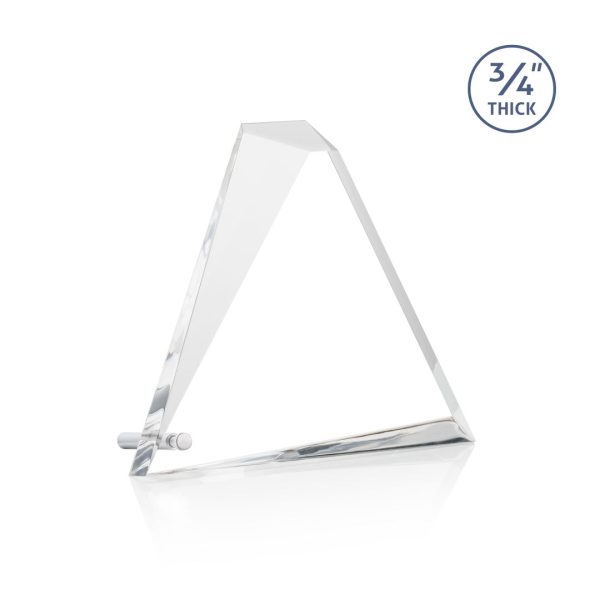 VividPrint™ Award - Mosaic Triangle/Silver 6" Wide - Image 2