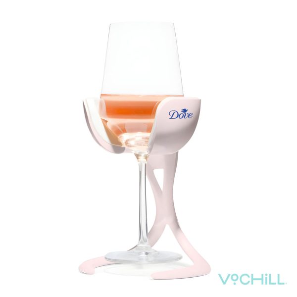 VoChill™ Stemmed Wine Chiller - Blush