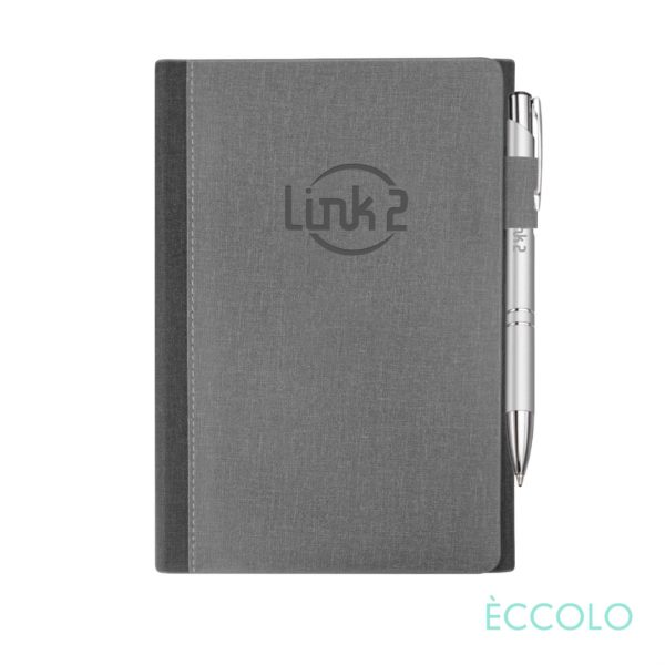 WGG! Eccolo® Nashville Journal/Clicker Pen - (M) Gray