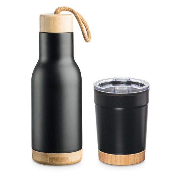 Arya Bottle & Tumbler Gift Set - Black - Image 2