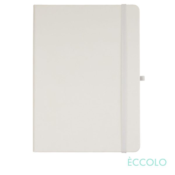 Eccolo® Cool Journal - (L) 7"x9¾" White - Image 2