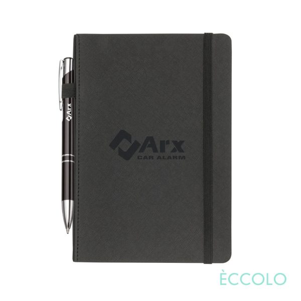 Eccolo® Memphis Journal/Clicker Pen - (M) Black