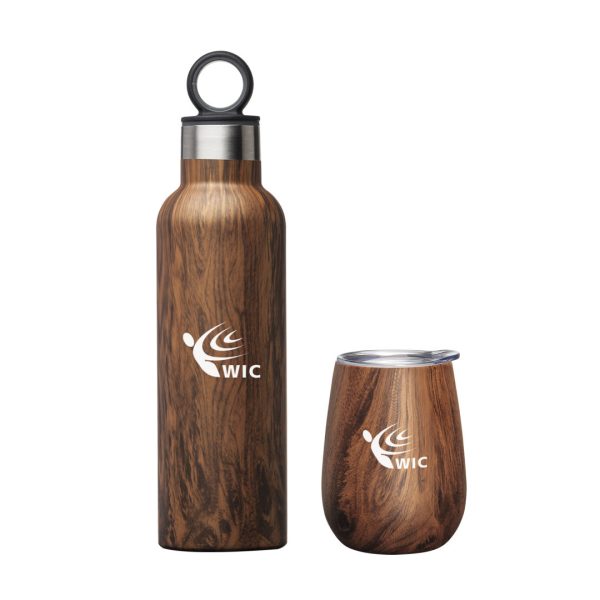 Tellu 2pc Gift Set - Wood Grain