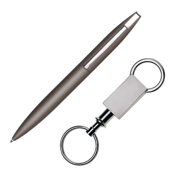 London Pen/Keyring Gift Set - Gun Metal - Image 2