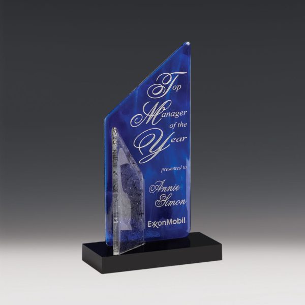 Sail Award - Blue/Marble 12"