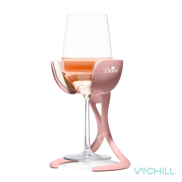 VoChill™ Stemmed Wine Chiller - Rose