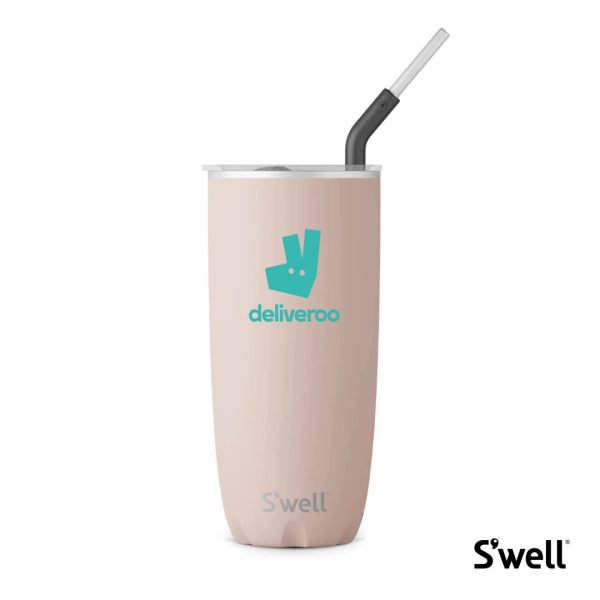 S'well® Tumbler w/ Straw - 24oz Himalayan Salt